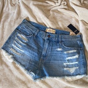 Hollister high rise vintage jean short
